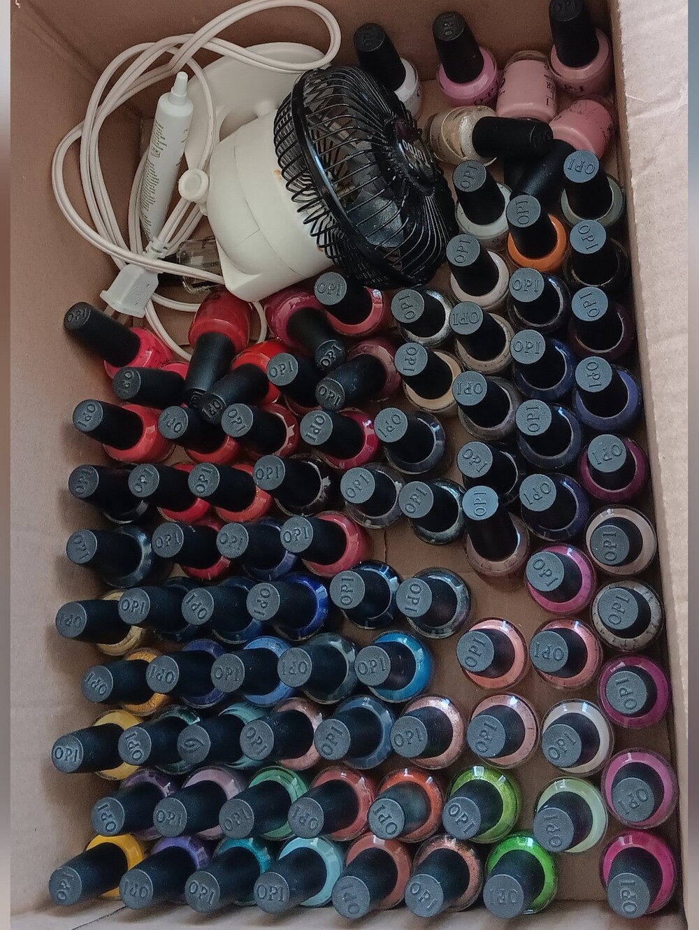 80+ OPI Nail Product PLUS Nail Fan & Nail Light